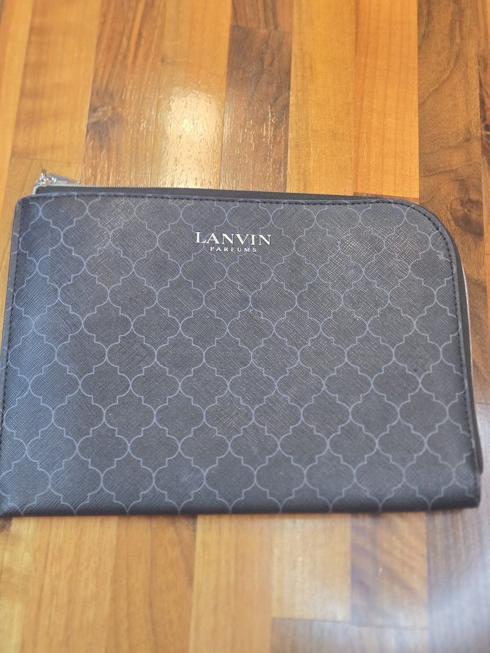 ​Lanvin Parfums x Turkish Airlines Business Class Amenity Pouch 9.5" - Charcoal